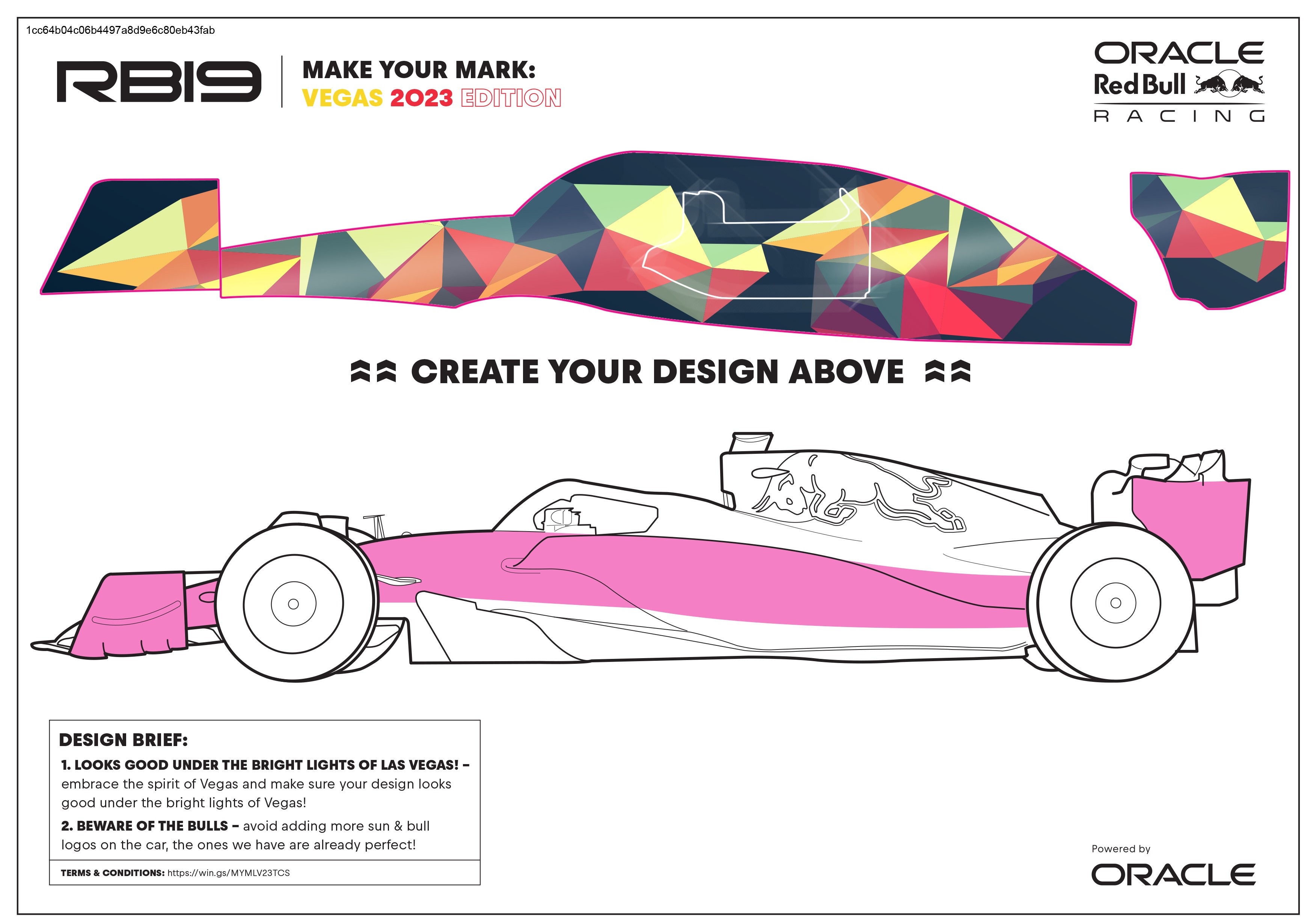 Large letters in brand typography