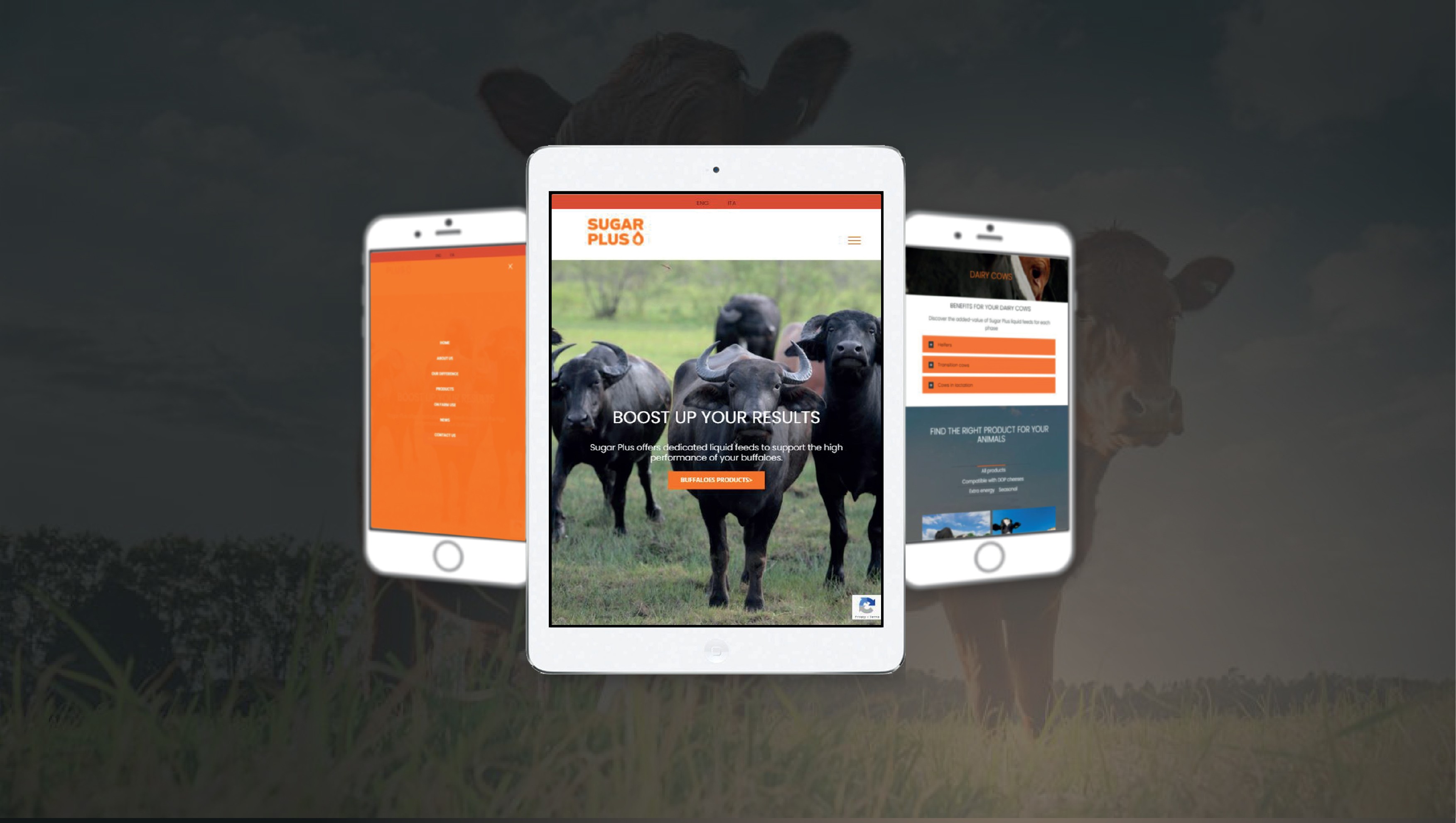 Gradient with shades of blue